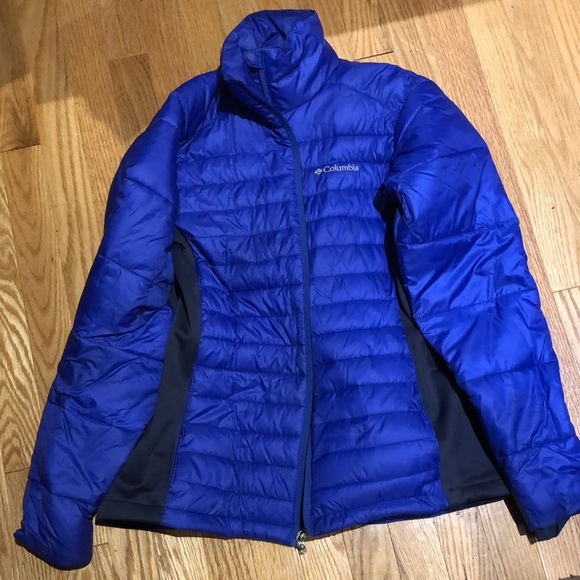 Columbia Royal Blue Puffer Jacket Coat 